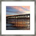 San Simeon Pier Framed Print