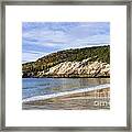 Sand Beach Acadia Framed Print