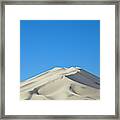 Sand Dunes In Death Valley Natl Park Framed Print