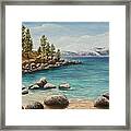 Sand Harbor Lake Tahoe Framed Print