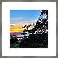 Sand Lake Sunset Framed Print