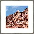 Sandstone Formations Along The Paria Framed Print