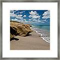 Sandstone Shoreline Framed Print