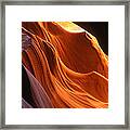 Sandstone Walls Antelope Canyon Arizona Framed Print