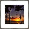 Sanibel Island Sunset Framed Print