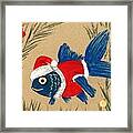 Santa Fish Framed Print