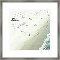 Santa Monica Beach Framed Print