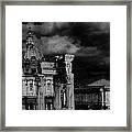 Santi Luca E Martina In Black And White Framed Print