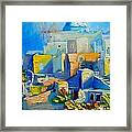 Santorini Light Framed Print