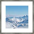 Savoie Going Out Snow Framed Print
