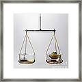 Scales Demonstrating Archimedes Framed Print