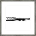 Scalpel With Copy Space Framed Print