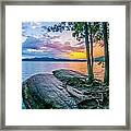 Scenery Around Lake Jocasse Gorge Framed Print