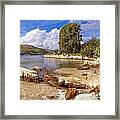 Scenic Kassiopi On Corfu Horizontal Framed Print