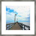 Scenic Pier Framed Print