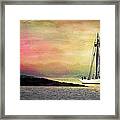 Schooner Bowdoin Framed Print