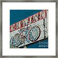 Schwinn Safety Cycle Framed Print