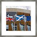 Scotland, Lothian, Edinburgh, Scottish Parliament Building Framed Print