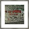 Scrapping Hoosiers Indiana Monon Train Framed Print