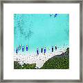 Sea From Above Framed Print