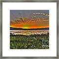 Sea Of Galilee Sunset Framed Print