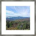 Sea Of Mountains Framed Print