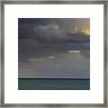 Sea Sky Photo Abstract Framed Print