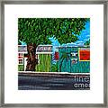 Sea-view Cafe Framed Print