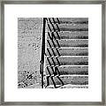 Sea Wall Steps Framed Print