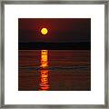 Seabrook Sunset Framed Print