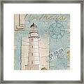 Seacoast Lighthouse Ii Framed Print