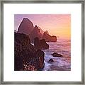 Seal Rock Sunset Framed Print