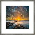 Seaside Sunset - Square Framed Print
