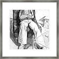 Seated Woman Framed Print