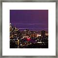 Seattle Pre Sunrise Framed Print