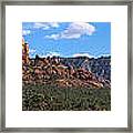 Sedona Skies Panoramic Framed Print