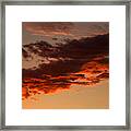 Sedona Sun Clouds Framed Print
