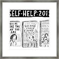 Self Help: 2015 -- Three Books With Titles That Framed Print
