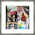 Selfportrait With The Critical Eye Framed Print