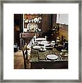 Servant Dining Framed Print