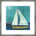 Set Free- Sailboat Painting Framed Print