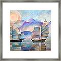 Shades Of Tranquility Framed Print
