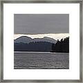 Shad's Of Gray Framed Print