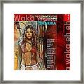 Shakira Art Poster Framed Print