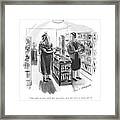 She Falls In Love With ?ve Successive Men But Framed Print