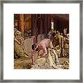 Shearing The Rams Framed Print