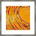 Sherbert Splash Framed Print