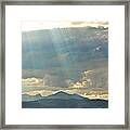 Shining Down Framed Print