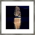 Ships That Pass In The Night Framed Print