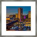 Shooting Purple In Baltimore Framed Print